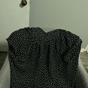 Lauren Conrad black and white blouse